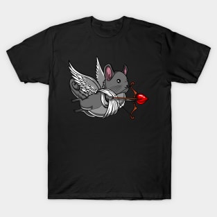 Chinchilla Mouse Pet Cute Valentines Day T-Shirt